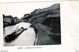 C P A - BELGIQUE  -  NAMUR  -    La Meuse Et La Citadelle - Namen