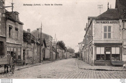 C P A - 45 - A RTENAY - Route De Chartre - Artenay
