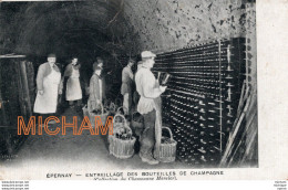CPA 51 EPERNAY  Entreillage Des Bouteilles  - Champagne  Mercier - Epernay