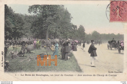 CPA 75 PARIS  20  Em    Le Bois De Boulogne  Un Jour De Courses - Arrondissement: 20
