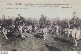 CPA Theme  Militaria 14/18 Bataillon Des Volontaires  Ecossais  Chargeant T B E - War 1914-18