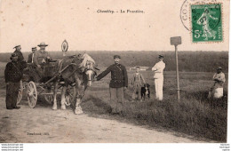 C P A  54 -  CHAMBLEY -  La Frontière   - Douane Attelage - Chambley Bussieres
