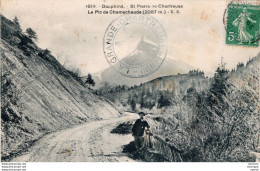 C P A   38  -  SAINT PIERRE DE CHARTREUSE  - Le Pic De La Chamechaude - Other & Unclassified