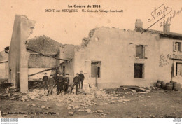 CPA - 54 -   MONT SUR MEURTHE  -  Un Coin Du Village  Bombardé - Other & Unclassified