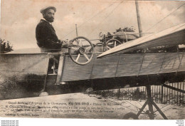 CPA - 51 - REIMS  -   Meeting D'aviation 1910 - Charles Wachter Sur Monoplan Antoinette - Reims