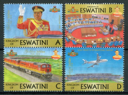 ESWATINI SWAZILAND 2018 Serie Mswati III Jubile Jubilee Bloc Feuillet - Swaziland (1968-...)