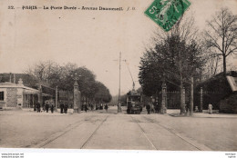 C P A -  75 -  PARIS  -     13 Em      La Porte Dorée - Avenue  Daumesnil - Distrito: 13