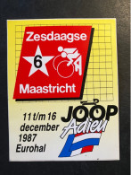 Zesdaagse Maastricht - Adieu Joop Zoetemelk- Sticker - Cyclisme - Ciclismo -wielrennen - Wielrennen