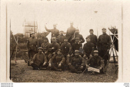 C P A  Theme  14/ 18  - Carte Photo Groupe - Guerre 1914-18