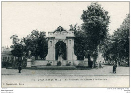 CPA 28  CHARTRES   MONUMENT DES ENFANTS D'EURE ET LOIR  PARFAIT ETAT - Chartres