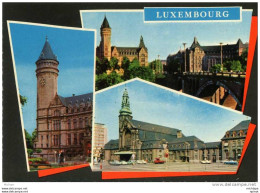 CPM     LUXEMBOURG  MULTIVUE  PARFAIT ETAT - Luxemburg - Town