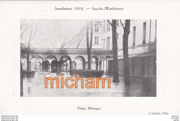CPA  92  ISSY LES MOULINEAUX   Inondations  1910 Petits  Menages - Issy Les Moulineaux