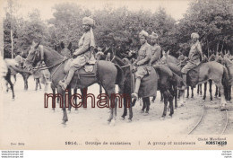 CPA Theme Militaria  GROUPE DE MULETIERS Tb Etat - War 1914-18