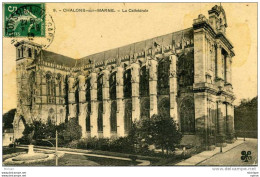 CPA  51  CHALONS    LA CATHEDRALE    PARFAIT ETAT - Châlons-sur-Marne