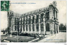 CPA  51  CHALONS    LA CATHEDRALE    PARFAIT ETAT - Châlons-sur-Marne