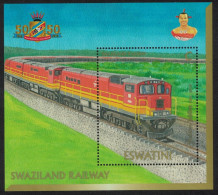 ESWATINI SWAZILAND 2018 Misheet Mswati III Train Jubile Jubilee Bloc Feuillet - Swaziland (1968-...)