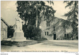 CPA 88 DOMREMY MONUMENT MERCIE  ET MAISON DE JEANNE D'ARC PARFAIT ETAT - Domremy La Pucelle