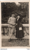 CPA  -THEME 14 / 18 - CARTE PHOTO -    Militaire Et Sa Compagne - Guerre 1914-18