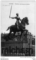 CPA  51  REIMS  STATUE DE JEANNE D'ARC       PARFAIT ETAT - Reims