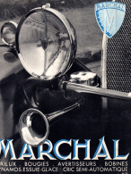 CATALOGUE MARCHAL  PHARES BOUGIES AVERTISSEURS   Et Autres  1933 - Posters