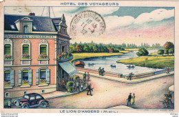 C P A - 49 -    LE LION D'ANGERS    -  Hotel Des Voyageurs - Other & Unclassified