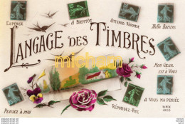 CPA  THEME  Fantaisie - Langage Du Timbre - Other & Unclassified