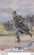 CPA  Theme  14/18  Carabinier - L'attaque - War 1914-18