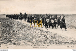 C P A .T H - Militaire 14/18 - Infanterie  En Marche - Guerre 1914-18