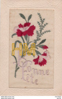 C P A .T H - Fantaisie  Brodée -bonne Fete - Embroidered