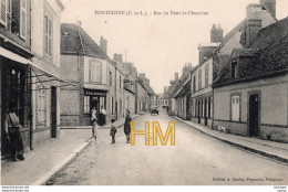C P A -  28 -  PONTGOIN - Rue De Pont L'aumône - Other & Unclassified