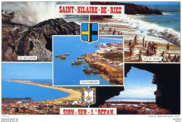 CPM  85   SION  ST HILAIRE DE RIEZ  MULTIVUE     PARFAIT ETAT - Saint Hilaire De Riez