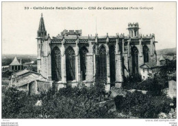 CPA  11  CATHEDRALE  SAINT NAZAIRE  CITE DE CARCASSONNE  PARFAIT ETAT - Carcassonne