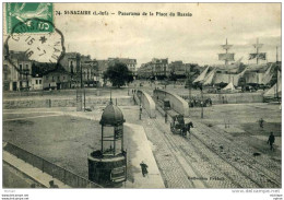 CPA 44    SAINT NAZAIRE  PANORAMA ET PLACE DU BASSIN PARFAIT ETAT - Saint Nazaire