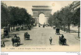 CPA  75 PARIS 8em  L'ARC DE TRIOMPHE ET LES CHAMPS  ELYSEES  PARFAIT ETAT - Paris (08)