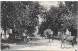 55 COMMERCY - Avenue Des Tilleuls - Animée - Cavaliers - Commercy
