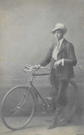 RD - Photocarte - Homme Et Bicyclette - Other & Unclassified