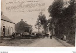 C P A - 08 -  SIGNY - LE - PETIT -   Avenue De La Gare - Sonstige & Ohne Zuordnung