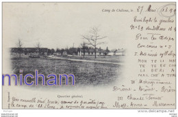 CPA  51  CAMP DE CHALONS     PIONNIERE  DE 1899  QUARTIER GENERAL     TB ETAT - Camp De Châlons - Mourmelon