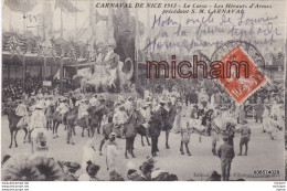 CPA  06 NICE Carnaval 1913les Herauts D'armes TB ETAT - Markten, Feesten