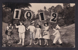 1912 - Nice Montage On Postcard / Postcard Circulated, 2 Scans - New Year