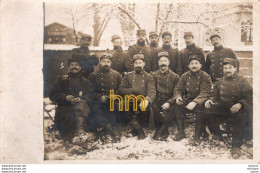CPA Thème PHOTO 14 - 18  CARTE PHOTO - Groupe  Militaire - Guerre 1914-18