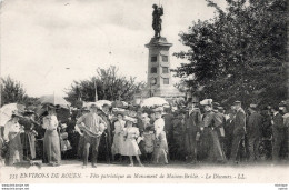 CPA - 76 -  PRES DE ROUEN - Fête Patriotique Au Monument De La Maison Brulée Le Discours - Other & Unclassified