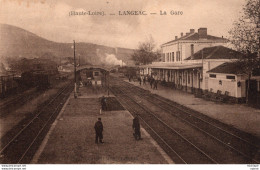 CPA - 43 -  LANGEAC - La Gare - Langeac