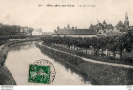 C P A   41 -   MENNETOU  -  SUR - CHER -  Vue  Sur Le  Canal - Sonstige & Ohne Zuordnung