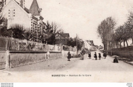 C P A   41 -   MENNETOU  -  SUR - CHER - Avenue De La Gare - Other & Unclassified