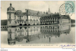 CPA 60   CHANTILLY  CHATEAU  FACADE OUEST    PARFAIT ETAT - Chantilly