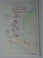 D203275  Illustrateur BUREL  - New Year Card   Humour - Autres & Non Classés