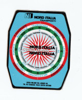 Nord Italia Trasporti 13 X 10,5  ADESIVO STICKER  NEW ORIGINAL - Autocollants