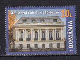 ROMANIA-2022-GOVERNMENT BUILDING-MNH. - Unused Stamps