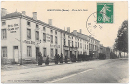 55 LEROUVILLE - Place De La Gare - Hôtel Keck - Lerouville